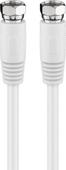 Picture of Kabel Goobay Antenowy (F) 0.5m biay (60724)