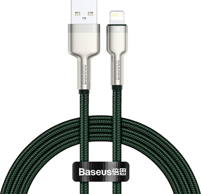Picture of Kabel USB Baseus USB-A - Lightning 1 m Zielony (baseus_20210316154707)