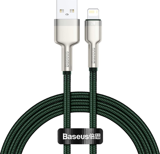 Picture of Kabel USB Baseus USB-A - Lightning 1 m Zielony (baseus_20210316154707)