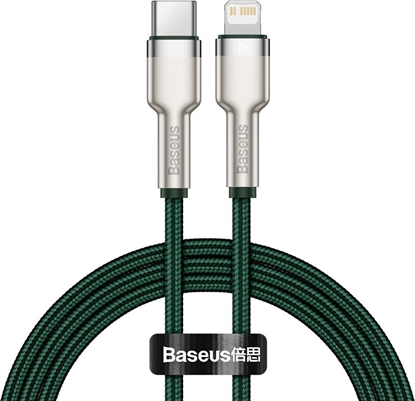 Изображение Kabel USB Baseus USB-C - Lightning 1 m Zielony (baseus_20210316152823)