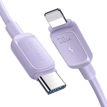 Picture of Kabel USB Joyroom USB-C - Lightning 1.2 m Fioletowy (JYR754)