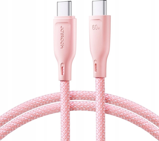 Picture of Kabel USB Joyroom USB-C - USB-C 1 m Róowy (6941237110176)