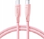 Attēls no Kabel USB Joyroom USB-C - USB-C 1 m Róowy (6941237110176)