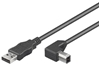 Изображение Kabel USB MicroConnect USB-A - USB-B 2 m Czarny (USBAB2ANGLED2)