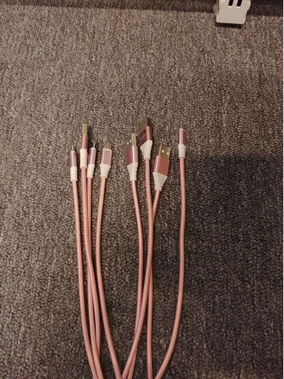 Picture of Kabel USB Omega USB-A - microUSB 1 m Róowy (OUFBB3MRG)