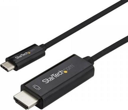 Attēls no Kabel USB StarTech USB-C - HDMI 1 m Czarny (JAB-3986717)