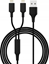 Picture of Kabel USB USB-A - 2x Lightning 1.2 m Czarny (SMRTER_HYDRA_DUO_L_BK)