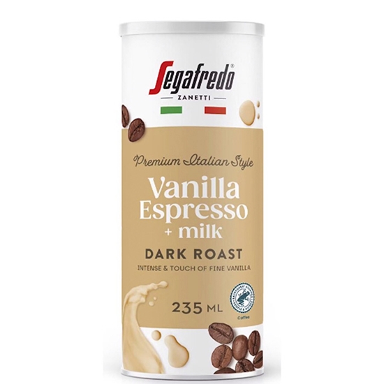 Изображение Kafijas dzēriens Segafredo vanilla espresso + piena 235ml