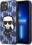 Picture of Karl Lagerfeld Etui KLHCP13MPMNIKBL Apple iPhone 13 hardcase niebieski/blue Monogram Ikonik Patch