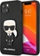 Изображение Karl Lagerfeld KLHCP13SOKPK iPhone 13 mini 5,4" czarny/black hardcase Saffiano Ikonik Karl`s Patch