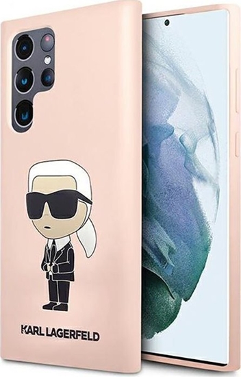 Picture of Karl Lagerfeld Karl Lagerfeld Silicone NFT Ikonik - Etui Samsung Galaxy S23 Ultra (róowy)