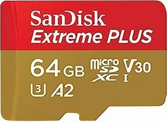 Picture of Karta WD Extreme Plus MicroSDXC 64 GB Class 10 UHS-I/U3 A2 V30 (SDSQXBU-064G-GN6MA)