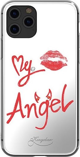 Picture of Kingxbar Kingxbar Angel lustrzane etui ozdobione oryginalnymi Krysztaami Swarovskiego iPhone 11 Pro Max lusterko przezroczysty uniwersalny