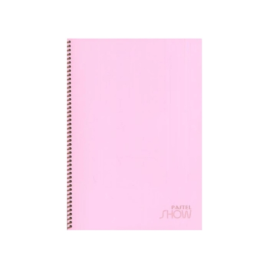 Picture of Klade A4 rūtiņu 60lpp ar spirāli,Pasteļu