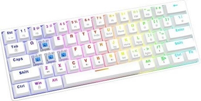 Attēls no Klawiatura Savio Whiteout X2 Outemu Blue (WHITEOUT X2 BLUE)