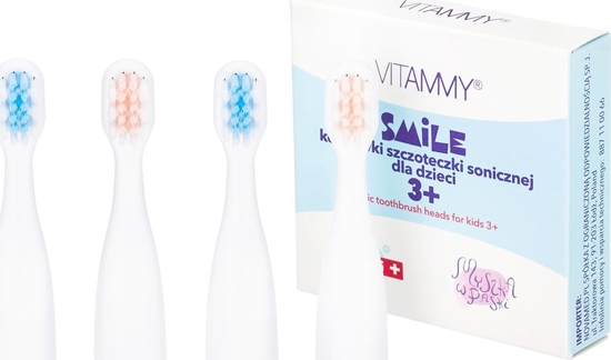 Picture of Kocówka Vitammy Gówki do VITAMMY SMILE MiniMini+ 4 sztuki Gówki do szczoteczki sonicznej do zbów dla dzieci 3+