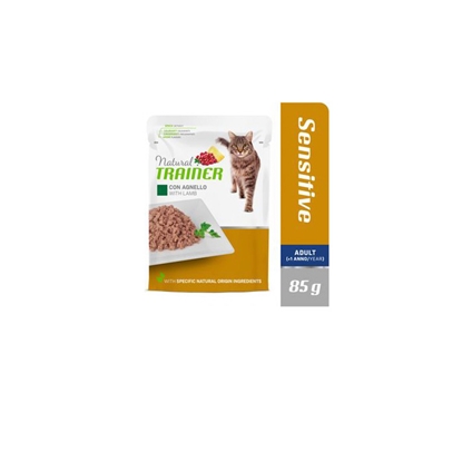 Attēls no Konservi kaķiem Trainer Sensitive jērs 85g