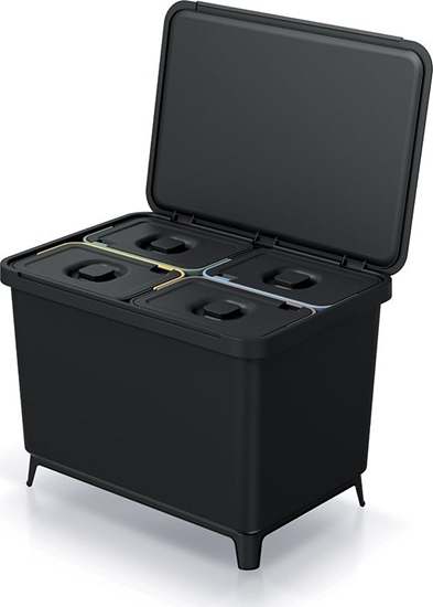 Picture of Kosz na mieci Prosperplast 4x Kosz na mieci 10l Pojemnik do segregacji