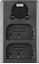 Изображение adowarka do aparatu Newell adowarka dwukanaowa Newell DL-USB-C do akumulatorów DMW-BLG10
