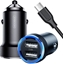 Picture of adowarka Joyroom adowarka samochodowa 3.4A 2x USB + Kabel Micro USB 1m JOYROOM Wise Series Dual Port car charger (C-A02) czarna