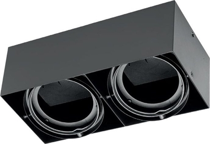 Attēls no Lampa sufitowa GTV Oprawa punktowa sufitowa PIREO N podwójna IP20 CZARNA/CZARNA OP-PIREN2-20