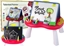 Изображение LeanToys Tablica 2w1 Stolik Kredowa Pisaki Gra Chiczyk We