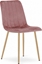 Изображение Leobert Krzeso LAVA - róowy aksamit / nogi kolor drewna x 1