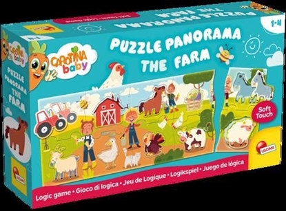 Picture of Lisciani Ukadanka Carotina Baby Puzzle panorama - Farma