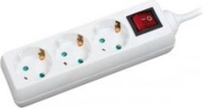 Изображение Listwa zasilajca LogiLink LPS 3 gniazda 1.4 m biaa (LPS206)