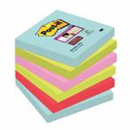 Picture of Līmlapiņas Super Sticky MIAMI 76x76mm/90lap. asorti,  6gab.