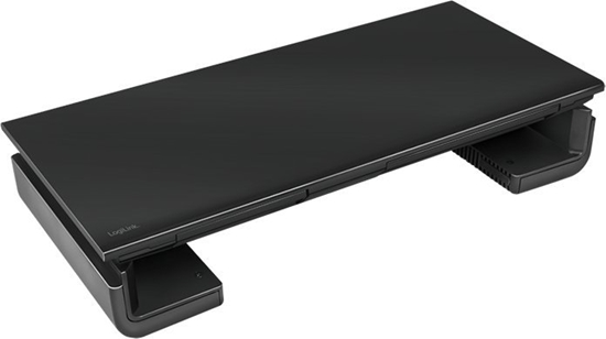 Изображение Logilink Monitorerhöhung,420-520mm, zusammenklappbar, schw.