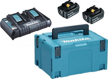 Attēls no Makita Energy Kit 198077-8 2x BL1860B + DC18RD