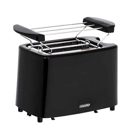 Picture of Mesko | Toaster | MS 3220 | Power 750 W | Number of slots 2 | Housing material Plastic | Black