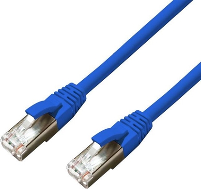 Изображение MicroConnect CAT6A S/FTP 1m Blue LSZH
