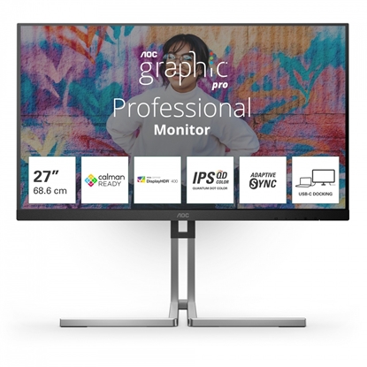 Attēls no AOC Q27U3CV 27 Inch QHD Monitor