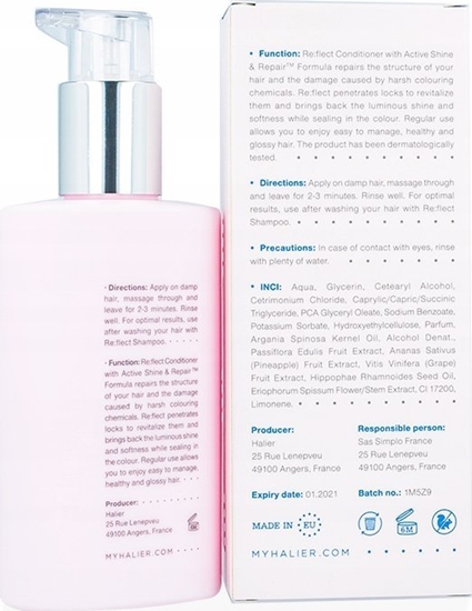 Picture of Natura Siberica HALIER_Re:flect profesjonalna odywka do wosów farbowanych 150ml