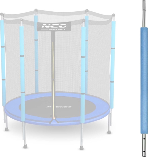 Picture of Neo-Sport Supek dolny do trampoliny z siatk zewntrzn 4,5 ft niebieski Neo-Sport