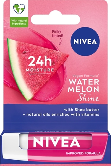 Picture of Nivea Lip Care Pomadka ochronna do ust - WATER MELON SHINE 4.8g