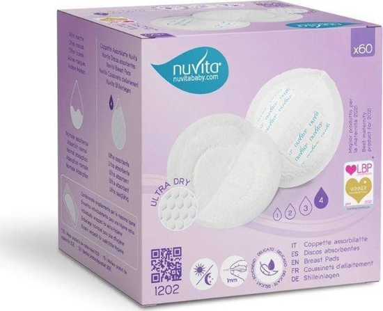 Изображение Nuvita Nuvita, Wkadki laktacyjne dzie/noc, 60 szt.