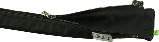 Picture of Organizer VivoLink Vivolink PROZIPSLEEVE0.8 rkawy kablowe Czarny 2,2 cm