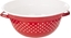 Attēls no Orion Miska emaliowana retro CZERWONA W GROCHY 34 cm