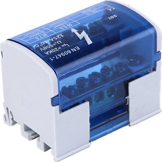 Picture of Orno Blok rozdzielczy 2-rzdowy, 7 przewodów