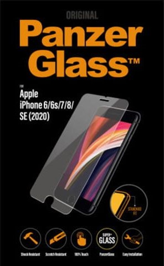 Picture of PanzerGlass | Screen Protector | Apple | Iphone 6/6s/7/8/SE (2020) | Glass | Crystal Clear | Clear Screen Protector