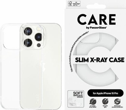 Attēls no PanzerGlass CARE by PanzerGlass Slim X-Ray Case iPhone 15 Pro 6,1" przezroczysty/transparent 1434