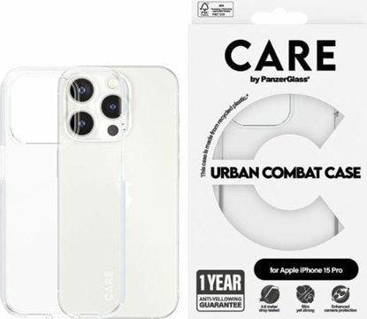 Attēls no PanzerGlass CARE by PanzerGlass Urban Combat Case iPhone 15 Pro 6,1"  przezroczysty/transparent 1422
