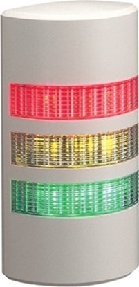 Изображение Patlite PATLITE Halbsäule WEP-302FB-RYG Wandm. Buz LED R-Y-G weiss