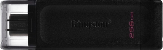 Picture of Pendrive Kingston USB Flash Drive DataTraveler 70 256 GB USB 3.2 Gen 1 Type-C Czarny