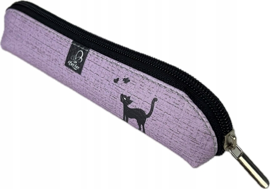 Изображение Piórnik Bee-bee Piórnik mini Kot pastel fiolet