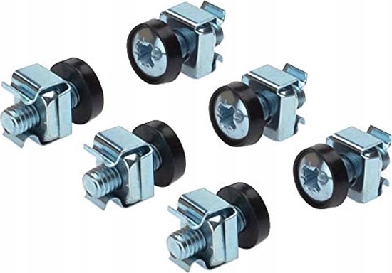 Picture of PremiumCord PremiumCord Sada montání do racku ,4x roub M6, 4x nut, 4x plastová podloka