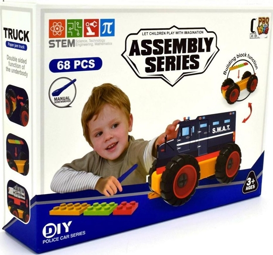 Picture of Pro Kids Konstruktor pojazd samochód 68 el.